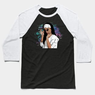 Street but Sweet Style Aaliyahs R&B Queen Couture Threads Baseball T-Shirt